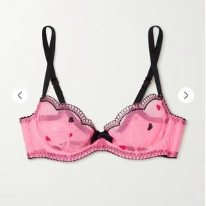 Nwot Agent Provocateur conny bra pink 34b mesh